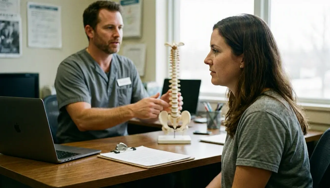 Acute Pain in Chiropractor: Acute Pain is sudden, sharp discomfort that starts quickly and lasts a—visual guide
