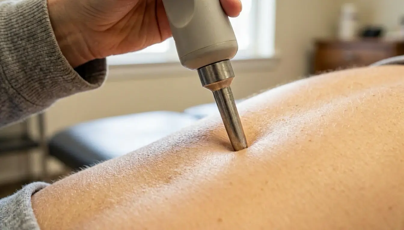 Chiropractic Adjustment in Chiropractor: Chiropractic Adjustment is a precise, hands-on procedure chiropractors use to app...