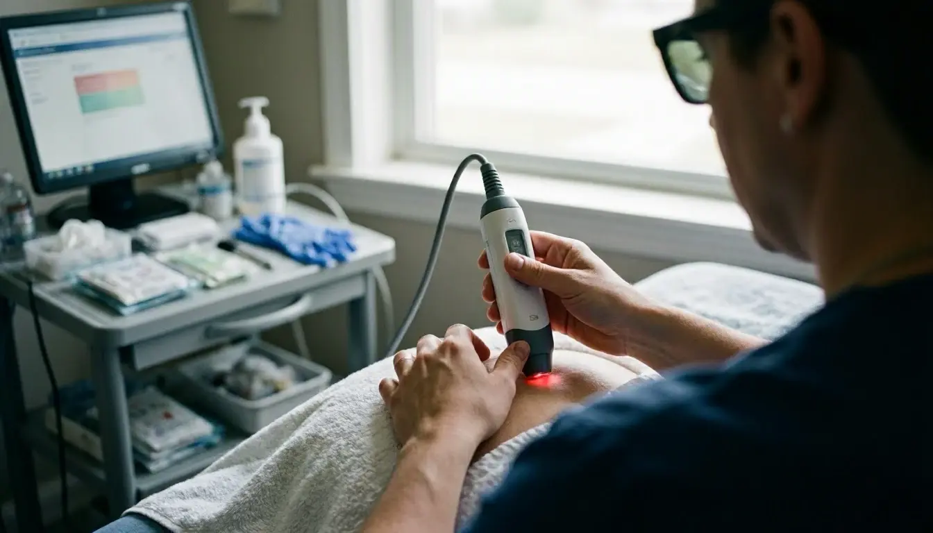 Cold Laser Therapy in Chiropractor: Cold Laser Therapy is a non-invasive treatment that uses low-level laser light—visual...