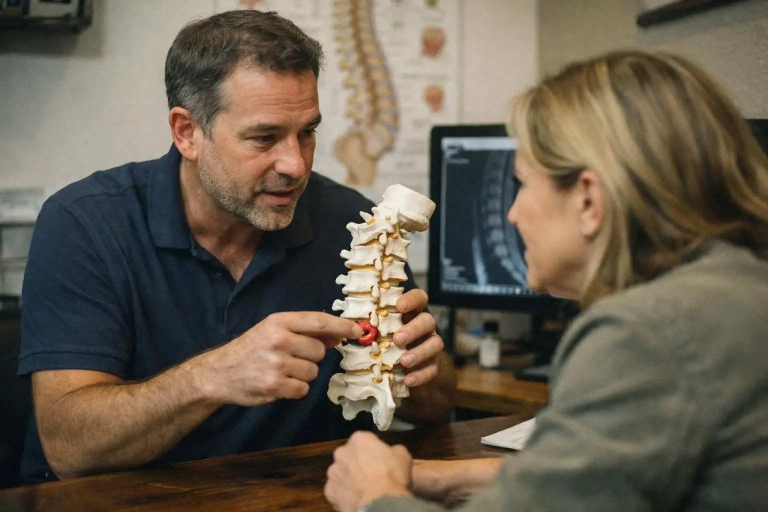 How Disc Herniation applies to Chiropractor services in Riverdale, United States—practical illustration