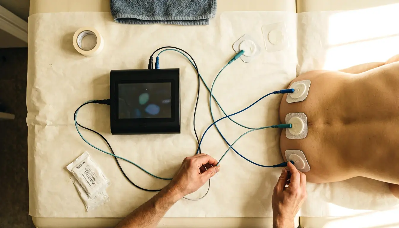 Electrical Muscle Stimulation in Chiropractor: Electrical Muscle Stimulation is a therapeutic treatment that uses controll...