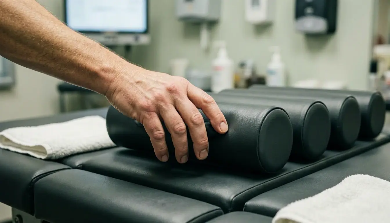 Intersegmental Traction in Chiropractor: Intersegmental Traction is a chiropractic therapy that gently stretches and mobil...