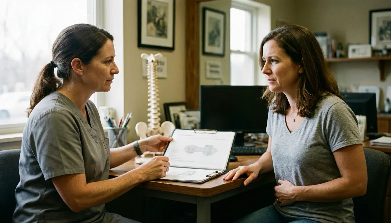 How Low Back Pain applies to Chiropractor services in Riverdale, United States—practical illustration