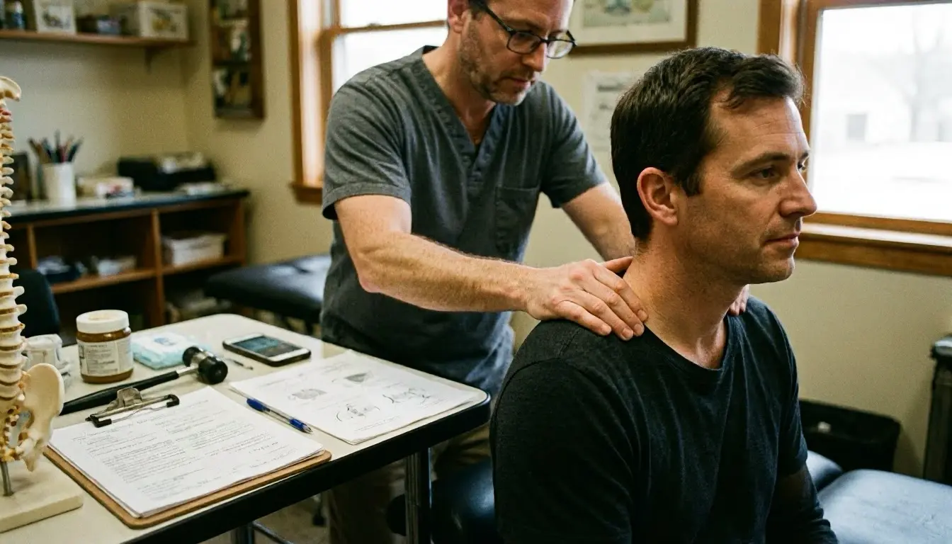 How Palpation applies to Chiropractor services in Riverdale, United States—practical illustration