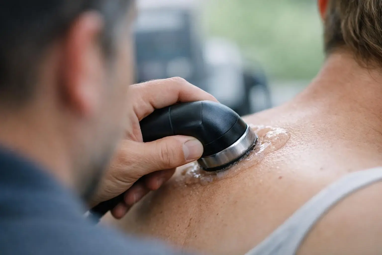 How Ultrasound Therapy applies to Chiropractor services in Riverdale, United States—practical illustration